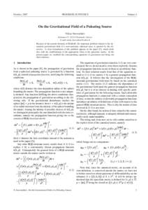 Wave mechanics / Gravitation / Gravitational wave / Partial differential equation / Mass / Metric tensor / Wave equation / Alternatives to general relativity / Physics / Calculus / General relativity