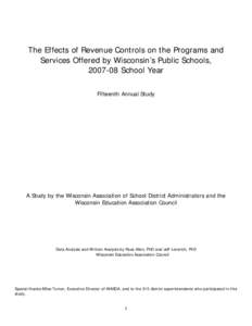 Microsoft Word - Revenue caps paper[removed]doc