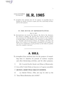 I  112TH CONGRESS 1ST SESSION  H. R. 1905