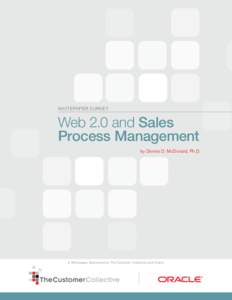 Whitepaper Survey  Web 2.0 and Sales Process Management by Dennis D. McDonald, Ph.D.