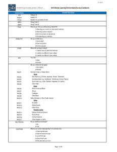 v7Diverse Learning Environments Survey (Codebook) Variable Name ACE SUBJID