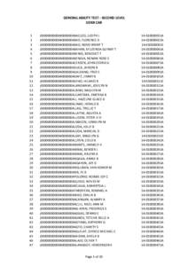 GENERAL ABILITY TEST - SECOND LEVEL DENR CAR