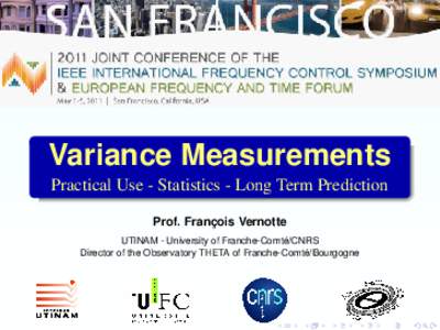 Variance measurements - Practical use - Statistics - Long term prediction