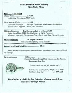 East Greenbush Fire Company Ptzza Night Menu Pi22acut round Chg gse  00