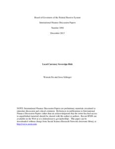 Financial risk / United States housing bubble / Bonds / Financial crises / Economy of the European Union / Euro / Credit default swap / Emerging market debt / Sovereign default / Financial economics / Economics / Finance