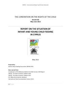 IBFAN – International Baby Food Action Network  THE CONVENTION ON THE RIGHTS OF THE CHILD Session 60 May-June 2012