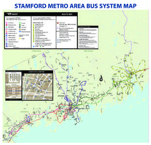 STAMFORD METRO AREA BUS SYSTEM MAP ROUTE KEY Service operated by NORWALK TRANSIT Norwalk[removed]; www.norwalktransit.com  N. Wa