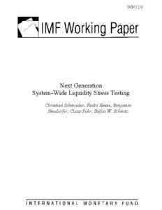 Microsoft Word - Next Generation System-Wide Liquidity Stress Testing.doc