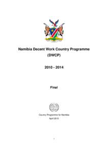 Microsoft Word - Namibia DWCP Final[removed]doc