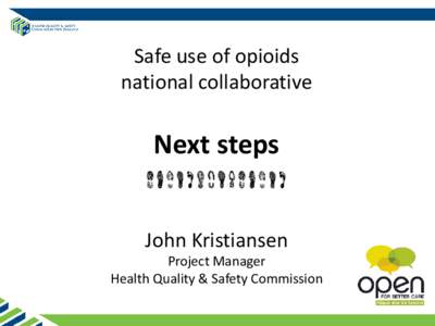 Next steps John Kristiansen