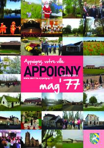 Appoigny, votre ville  APPOIGNY JANVIERmag’ 77