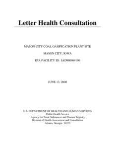 Microsoft Word - Letter Consult - Mason City Coal Gas.doc