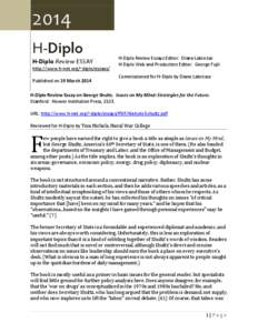 2014  H-Diplo Review Essay