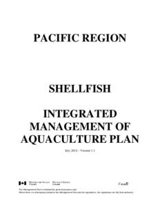 Microsoft Word - upd July[removed]Shellfish Integrated Management of Aquaculture Plan