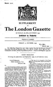 IRumb[removed]SUPPLEMENT TO  The London Gazette