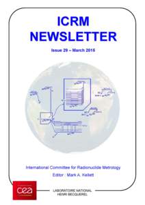 ICRM NewsletterIssue 29 International Committee for Radionuclide Metrology