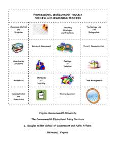 Educational psychology / Coalition of Urban and Metropolitan Universities / Virginia Commonwealth University / Teacher education / VCU School of Education / Henrico County Public Schools / Formative assessment / WestEd / Education / Education in Richmond /  Virginia / Virginia