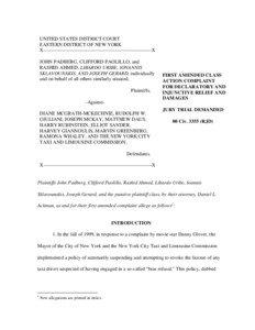 Transportation in New York City / Land transport / Government of New York City / Taxicabs of New York City / Dan Ackman / Tables /  Ladders /  and Chairs match / TLC / Class action / Taxicab / Juries / Law / Transport