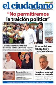 Quito, Canciller Patiño realizó un conversatorio con medios sobre el caso Chevron