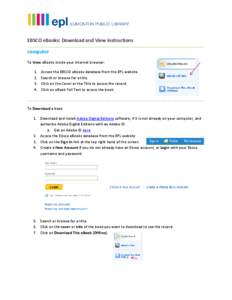 Microsoft Word - EBSCO eBook Overview and Instructions - Complete.docx