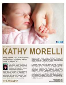 MOTHERHOOD AND MENTAL HEALTH KATHY MORELLI BIO / PROFILE