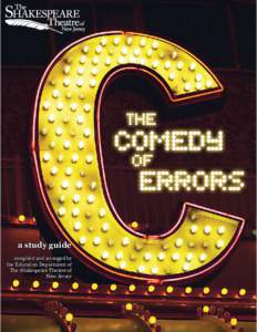 The Comedy of Errors / Shakespearean tragedies / The Boys from Syracuse / Plautus / William Shakespeare / Royal Shakespeare Company / Authorship of Titus Andronicus / Julius Caesar / Titus Andronicus / Theatre / Creativity / Arts