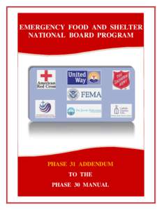 Emergency Food and Shelter National Board Program