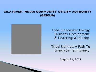 Gila River Indian Community Utility Authority