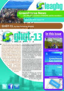 Greenhouse News • the official newsletter of IEAGHG and its members • March • Issue