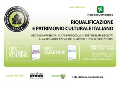 www.gbcitalia.org  RIQUALIFICAZIONE E PATRIMONIO CULTURALE ITALIANO 9 giugno 2014 Milano - IT
