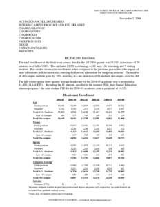 UCSC 3rd Week Enrollments - Fall 2002