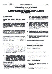 Verordening (EU) nrvan de Commissie van 13 december 2013 tot wijziging van de RichtlijnenEG, EG enEG van het Europees Parlement en de Raad wat betreft de toepassingsdrempels inzake d