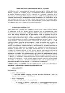 Compte rendu Conseil d’administration de l’AEFE du 12 juin 2014 Le SNES a demandé la communication de la nouvelle convention qui lie l’AEFE au Lycée franco mexicain. La réponse est surréaliste : lors d’un cer