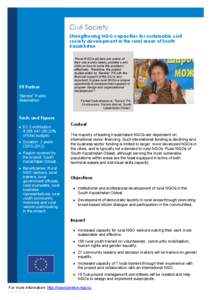 Civil Society Strengthening NGO capacities for sustainable civil society development in the rural areas of South Kazakhstan    EU Partner 