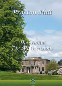Brocton Hall  The Venue For All Occasions  A Harry Vardon