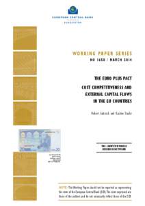 The euro plus pact: cost competitiveness and external capital flows in the EU countries