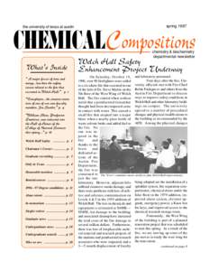 the university of texas at austin  spring 1997 CHEMICALCompositions chemistry & biochemistry