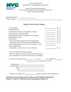 Summary Sheet for Stack Adequacy with DEP.xlsx