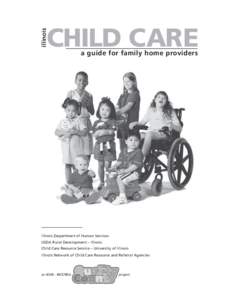 illinois  CHILD CARE a guide for family home providers  Illinois Department of Human Services