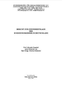 STUDIENGRUPPE  FÜR  SOZIALFORSCHUNG  E.V.  D­83250 MARQUARTSTEIN AM CHIEMSEE ­ STAUDACHER STRASSE 14  Telefon:  08641 ­ 71 30  ­  Telefax:  08641 ­ 63 242  I­38060 TENNO AM GARDASEE –