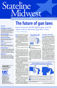 Stateline Midwest Vo l. 2 2 , No. 1 • J anu ar y[removed]THE MIDWESTERN OFFICE OF THE COUNCIL OF STATE GOVERNMENTS