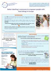 EFA is a non-profit network of allergy, asthma and chronic obstructive pulmonary disease (COPD) patients organisations, representing 35 national associations in 22 European countries and over 400,000 patients.  Better la