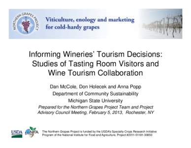 Food and drink / Wine / Personal life / Winery / Michigan wine / Enotourism / Tasting room / American wine / Oregon wine / New Jersey wine