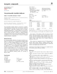 Tetrayttrium(III) trisulfide disilicate