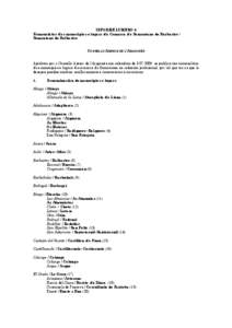 INFORME LUMERO 8 Nomenclátor d’os monezipios e lugars d’a Comarca d’o Somontano de Barbastro / Semontano de Balbastro