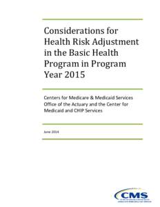 Considerations for Health Risk Adjustment in the Basic Health Program in Program Year 2015