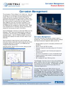 Software & Products Division Corrosion Management Product Bulletin