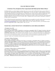 Medal of Honor / Michael A. Monsoor / United States Naval Special Warfare Command / Charles Mills / Benjamin Swearer / Thomas Connor / Gurdon H. Barter / Military personnel / United States Navy / Year of death missing