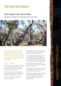 Tarriwa Kurrukun New England, New South Wales “My grandchildren have not known now what it’s like to grow up without land – I didn’t grow up owning land, nor my Mum.