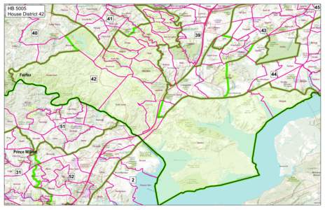 HB 5005 House District 42 Popes Head Lake Braddock Signal Hill